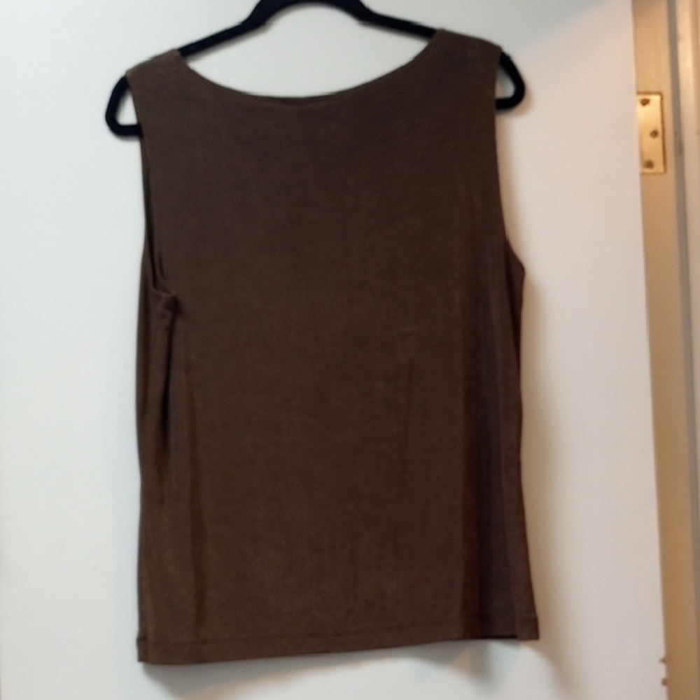 Chico's Rich Brown Tank Top - Picture 3 of 3